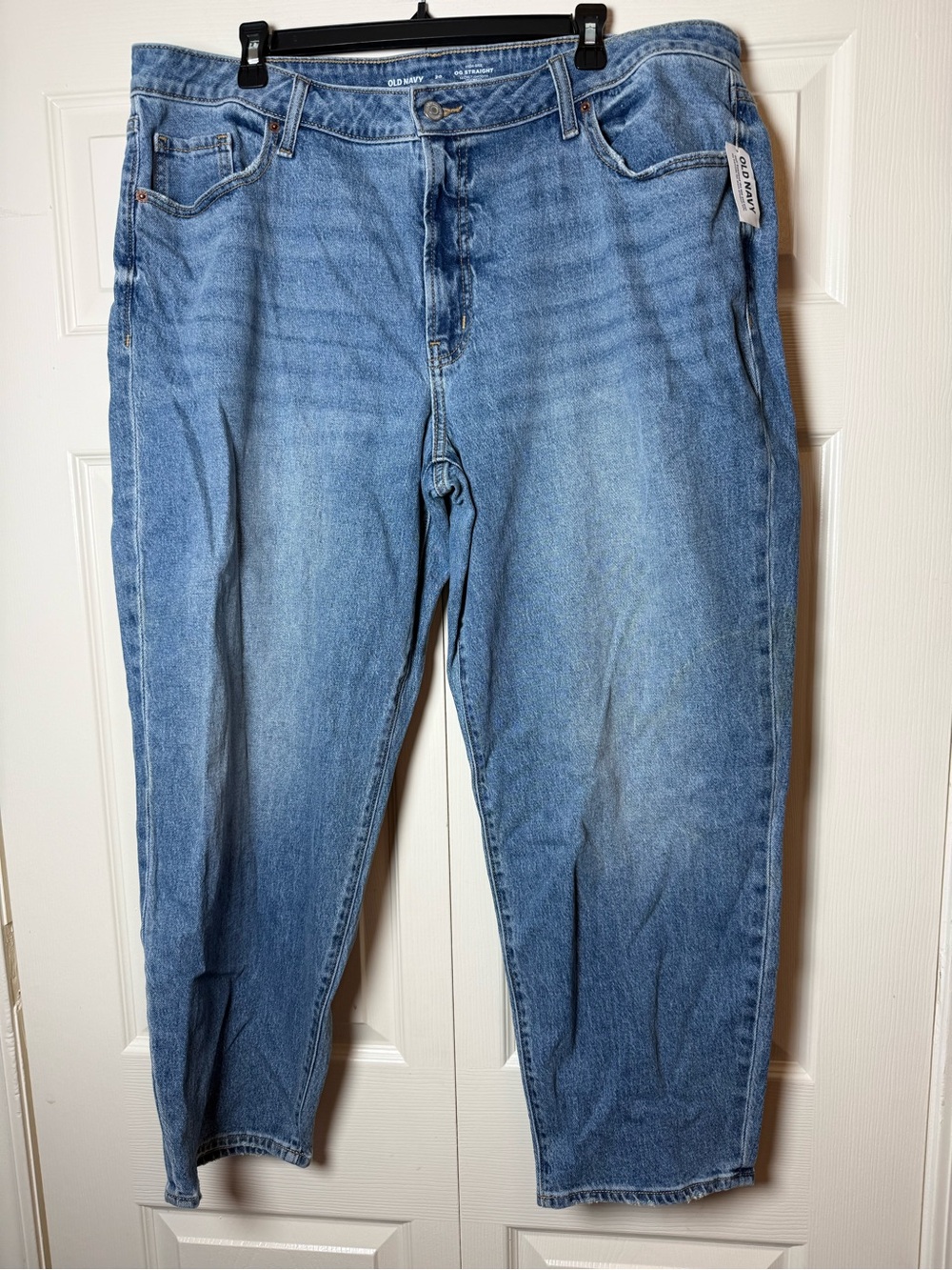 Old Navy Women’s High-Rise OG Straight Denim Jeans New With Tags Size 20 - Picture 1 of 10